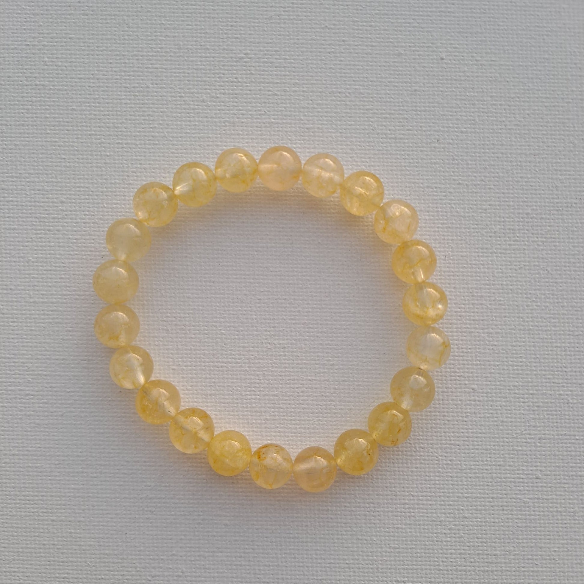 Dumi's Crystals Citrine Bracelet (8mm). Embrace joy & abundance with Citrine. Promotes optimism, manifestation & attracts prosperity.